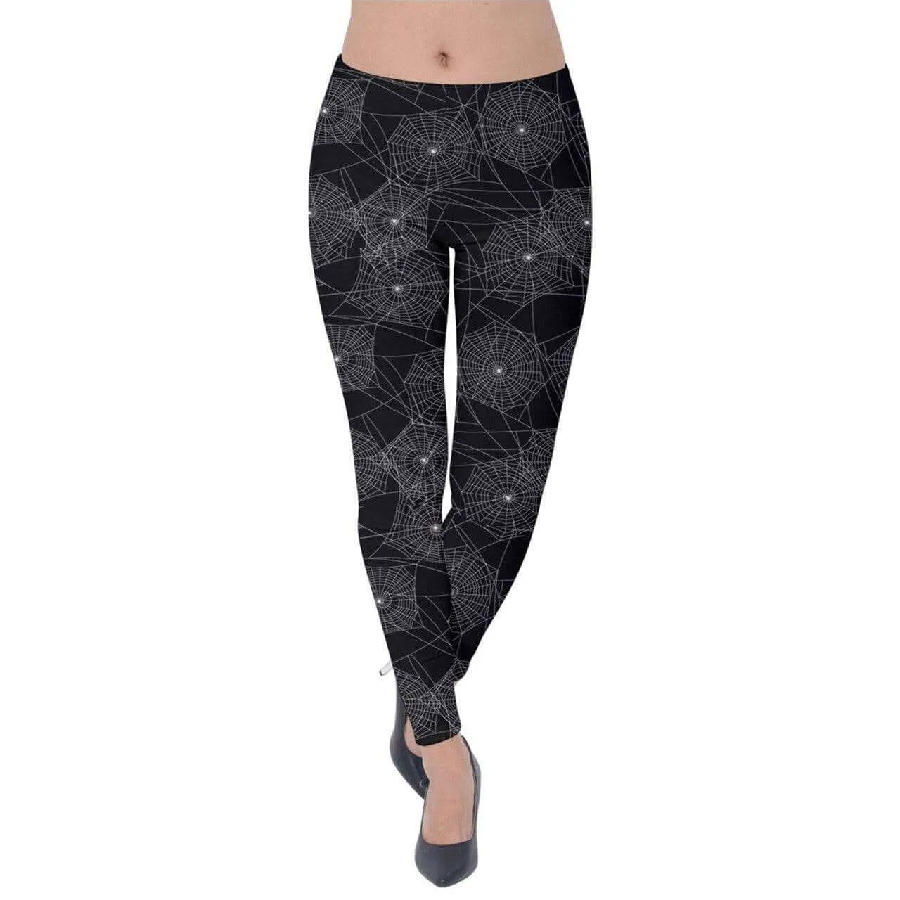 Anansie Spider Web Velvet Leggings