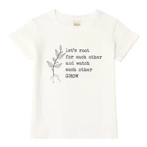 Baby/Toddler's Letter Print White T-shirt