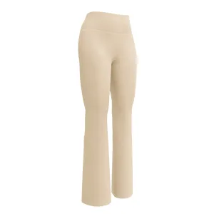 Humble Sportswear™ Women's Sand Brown Flare Leggings