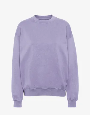 Organic Oversized Crew - Purple Jade