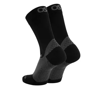 OS1st Plantar Fasciitis Crew Socks (Black)