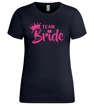 Team Bride Crown Design - Premium women's t-shirt