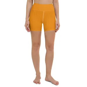 Tiger Tangerine High Waist Shorts