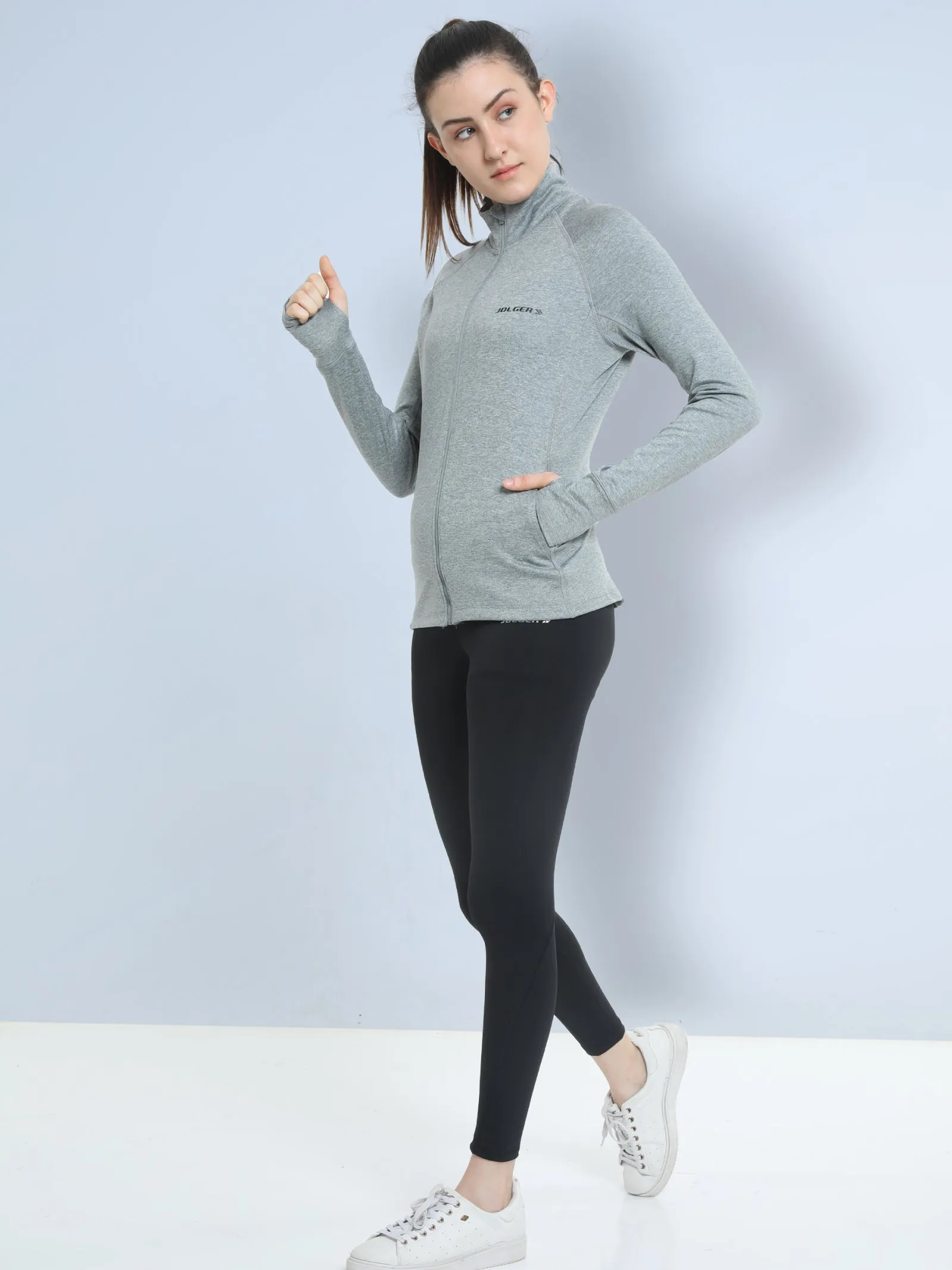 Women's All Weather High Neck Gym Jacket