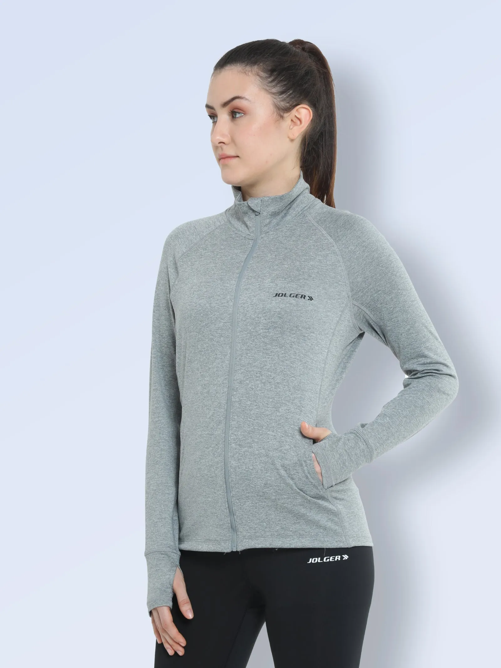 Women's All Weather High Neck Gym Jacket